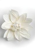 DAHLIA FOR WALL 17.5" D WHITE
