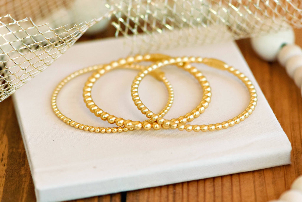 3mm Beaded Bangle