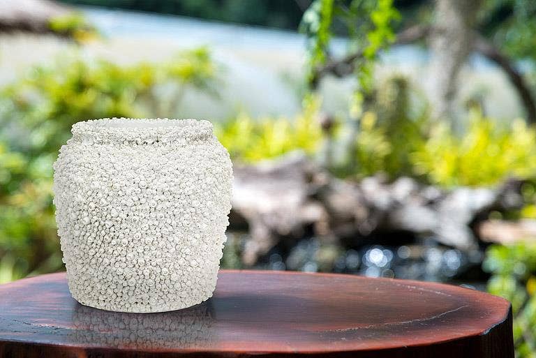 Medium Allover Barnacle Vase-8.5"D