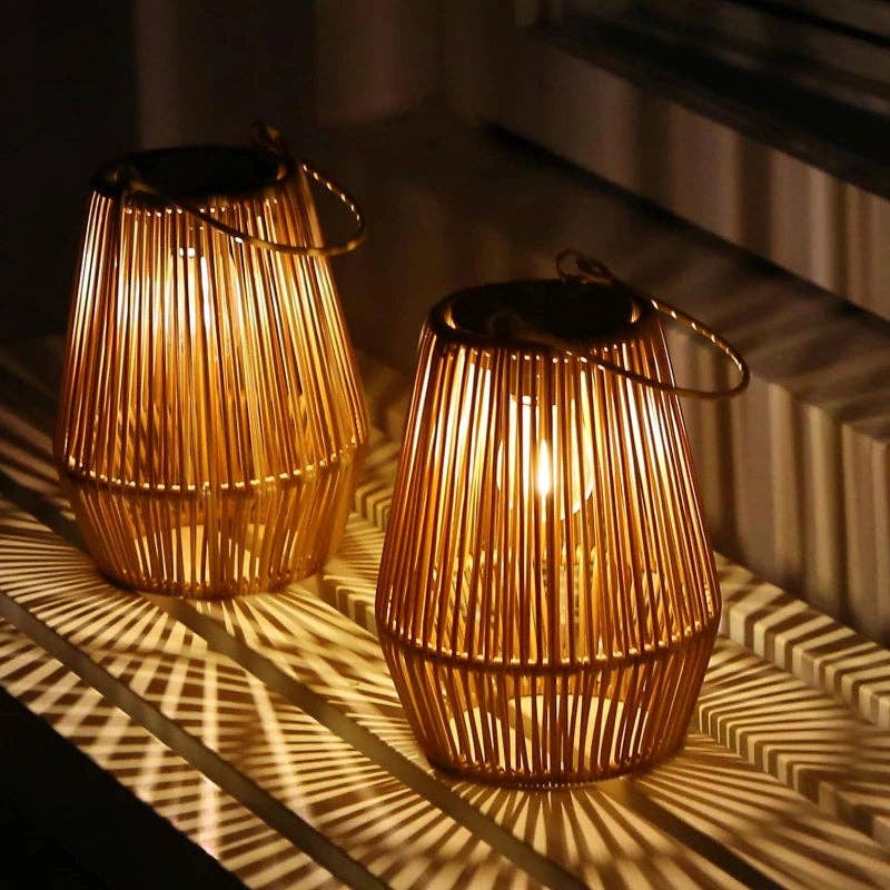 Rattan Solar Lantern