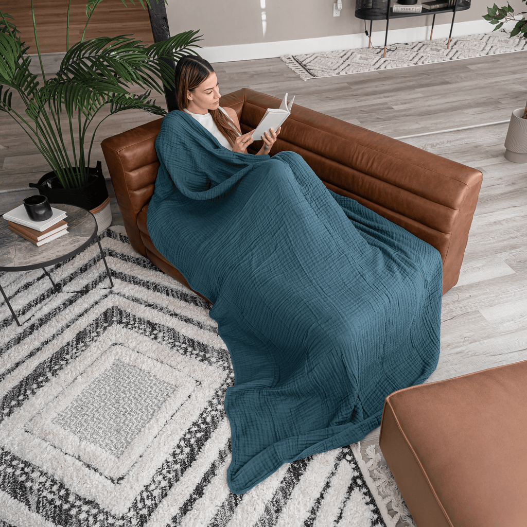 Adult Muslin Cotton Blankets by Comfy Cubs