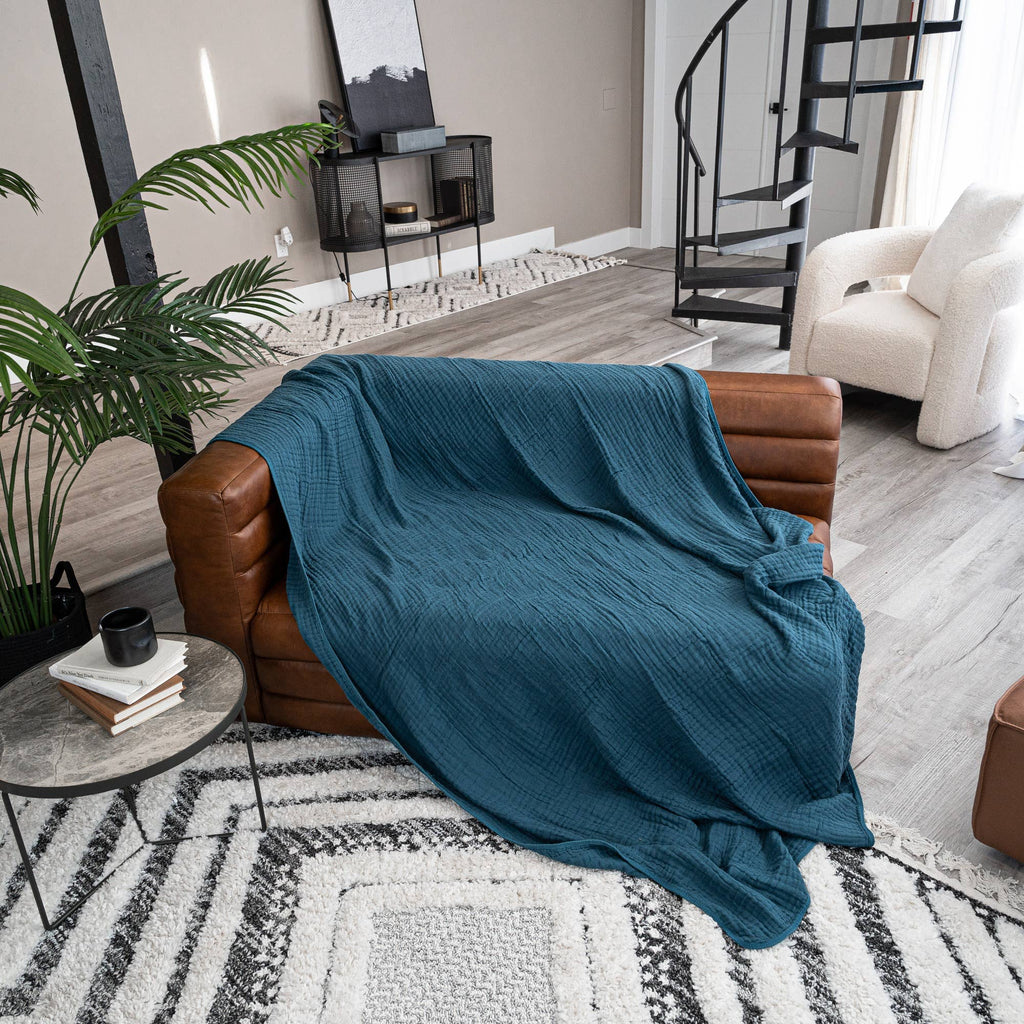 Adult Muslin Cotton Blankets by Comfy Cubs