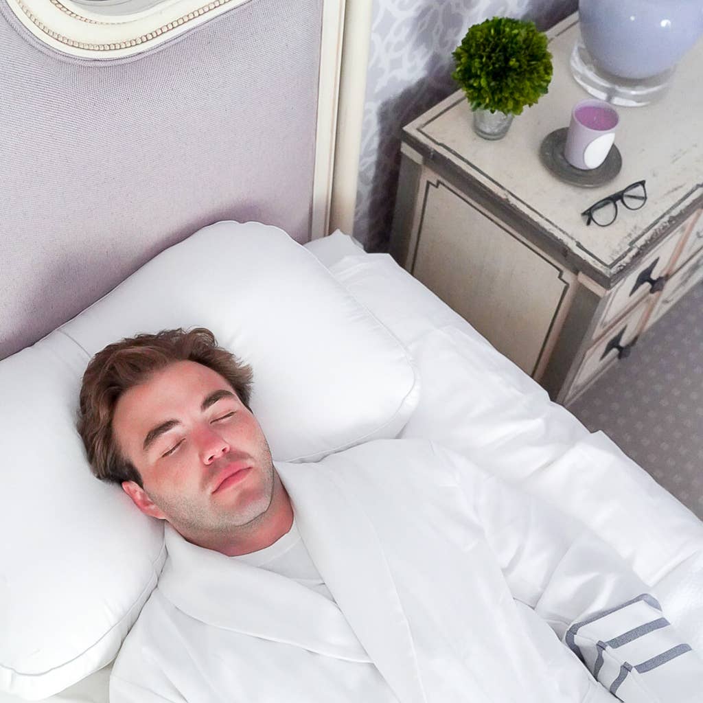 Custom Hybrid Side/Back Sleeping Pillow, Down Alternative