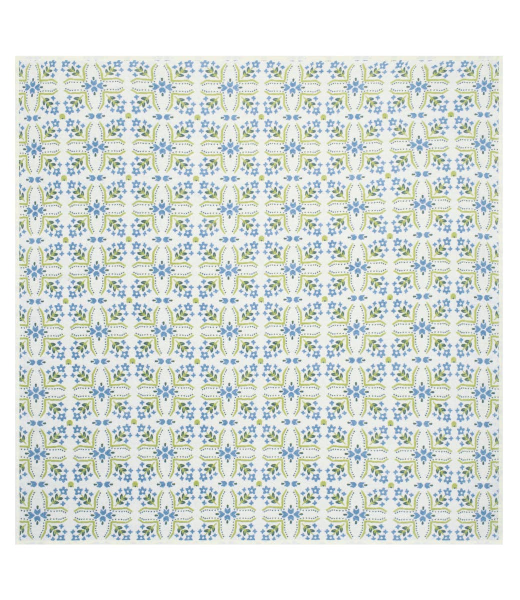 Farmhouse Flowers Family-Size Blanket