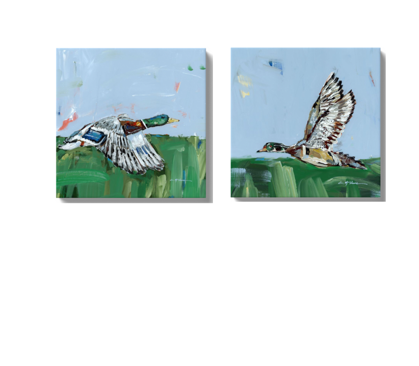 "Woodduck Greens" canvas print
