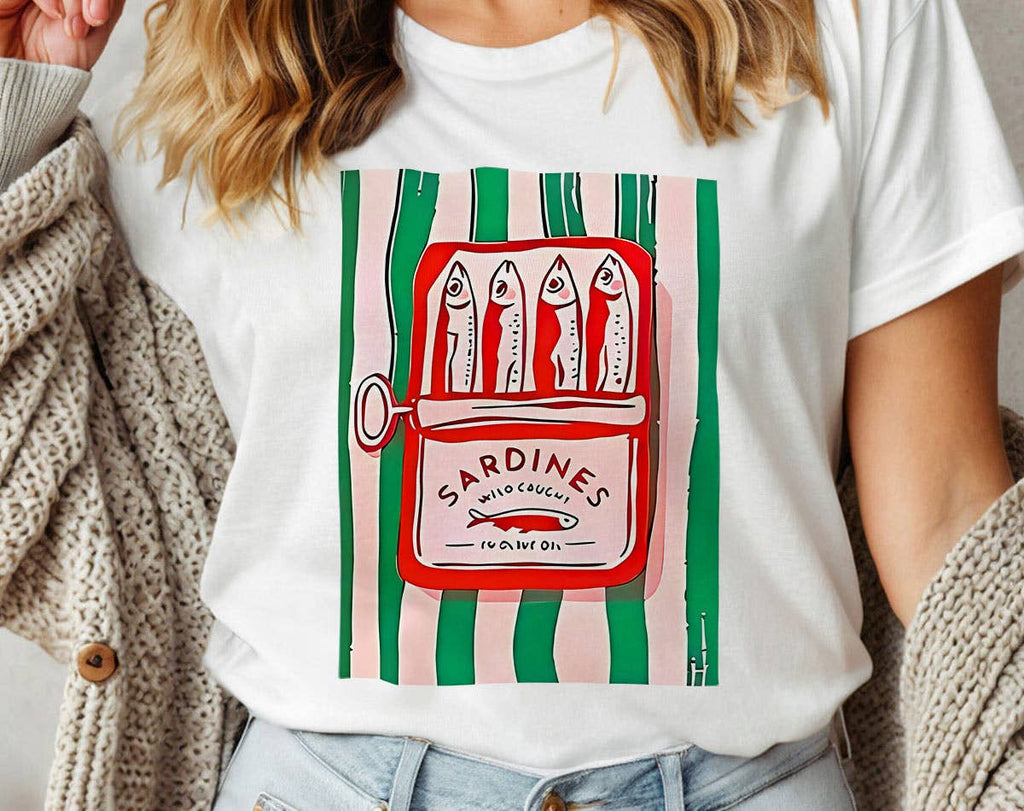 Sardines Tinned Fish - French Sardine-Core T-Shirt