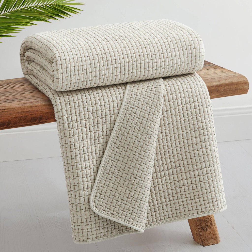 Pick-Stitch Artisan Quilted Throw