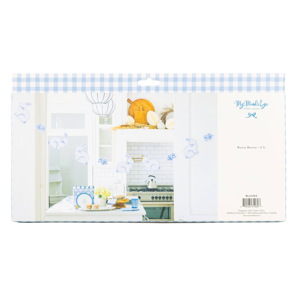 BLU1202 - Blue Bunny Banner