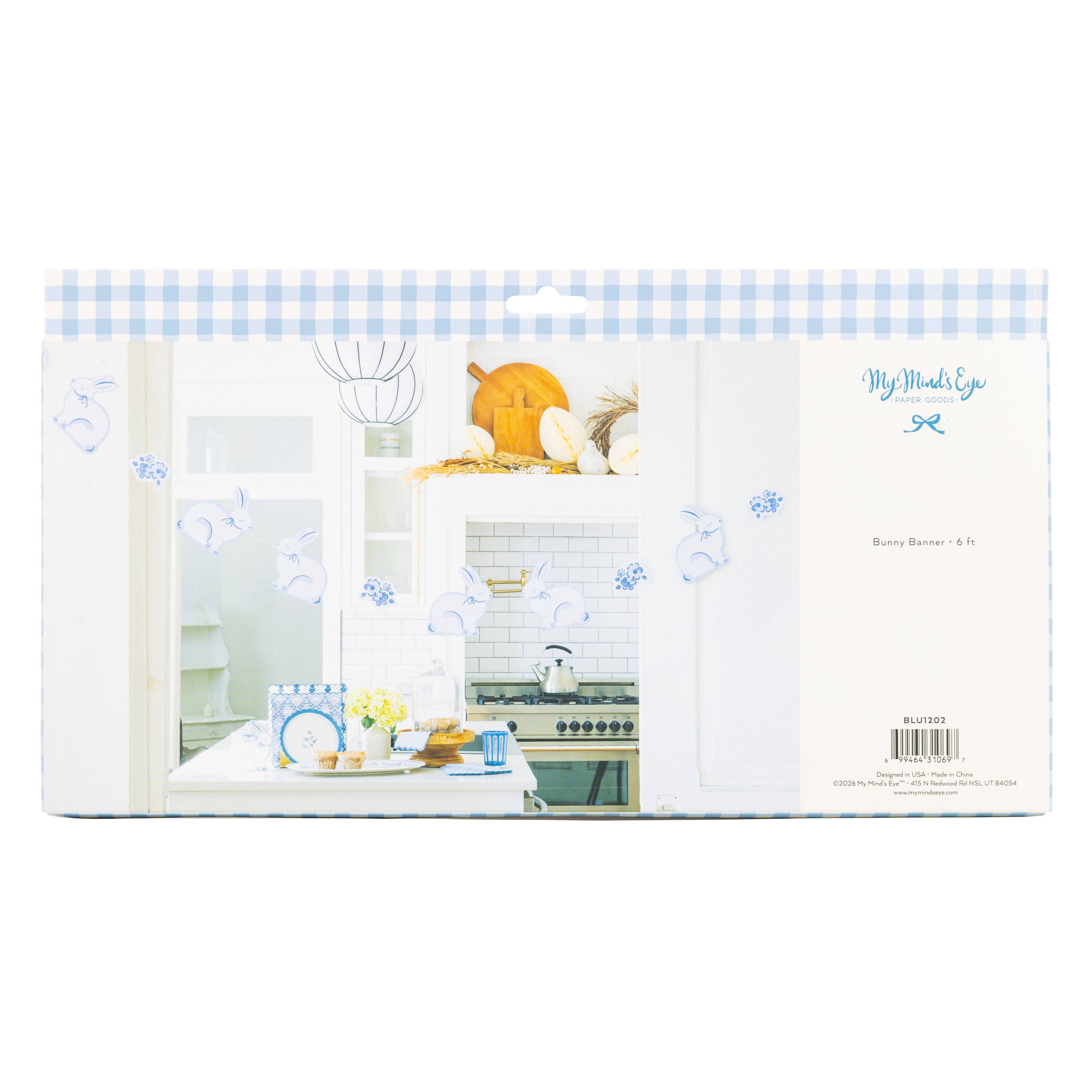 BLU1202 - Blue Bunny Banner