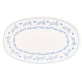 BLU1220 - Bunny Oval Bamboo Tray