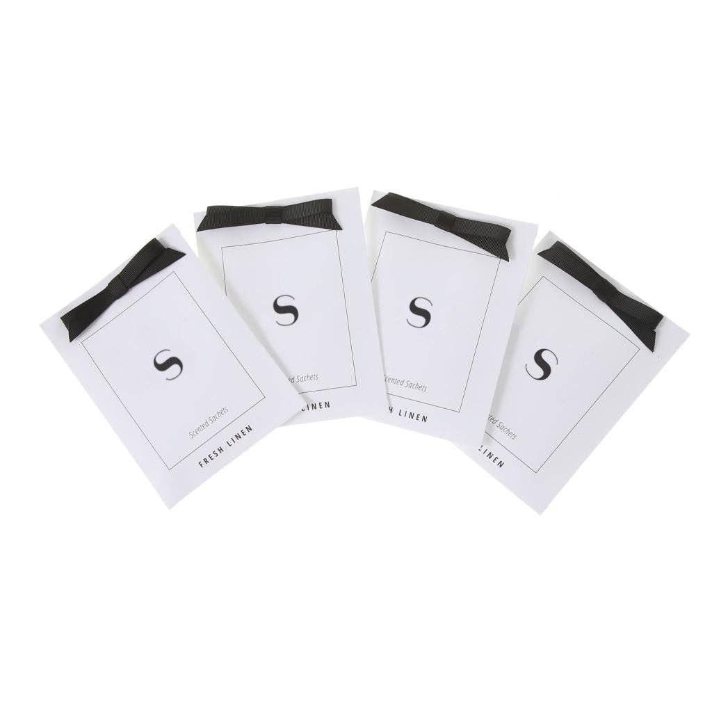 4 Large Scented Deodorizer Sachets - Drawer, Closet, and Cab