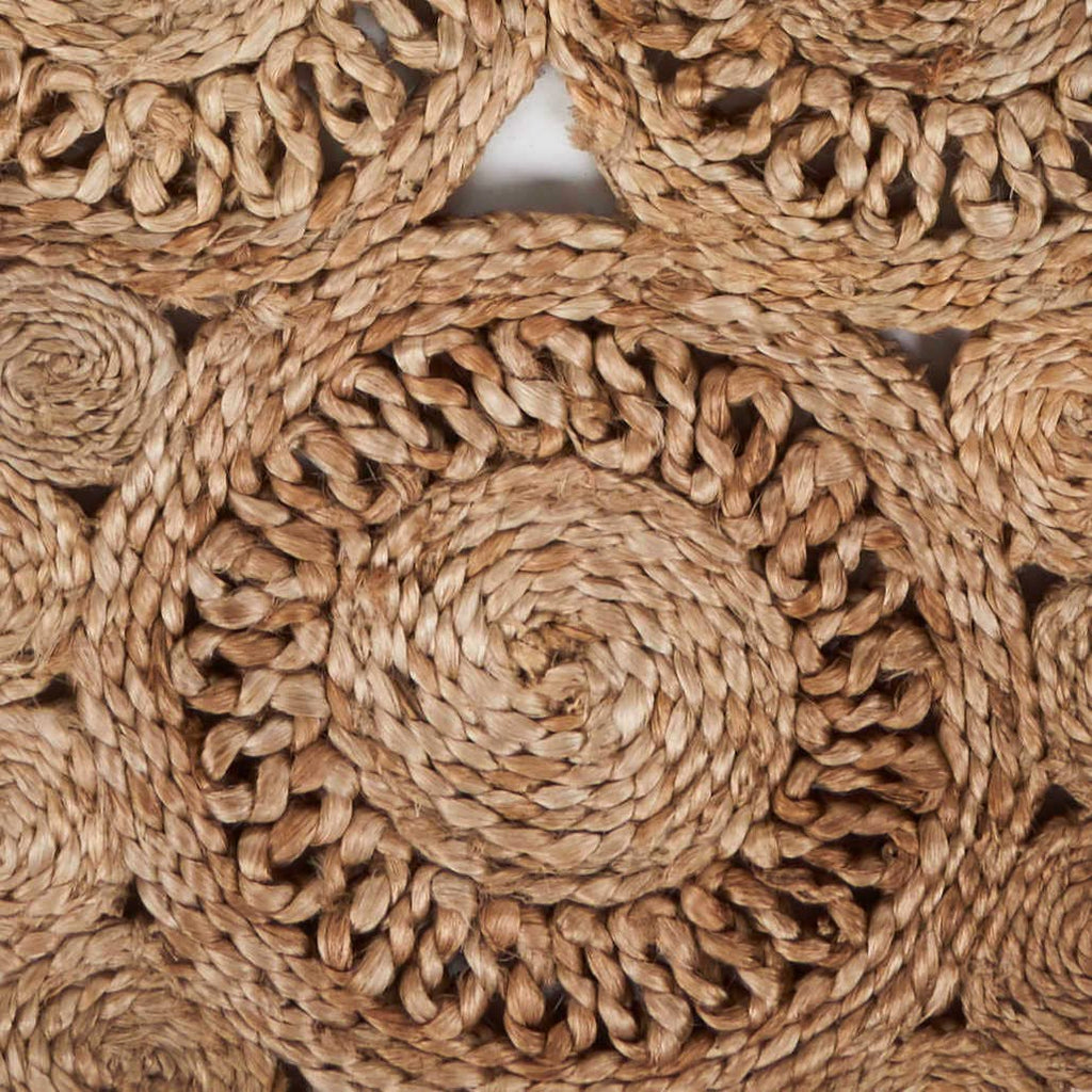 Detailed Braided Jute Table Runner