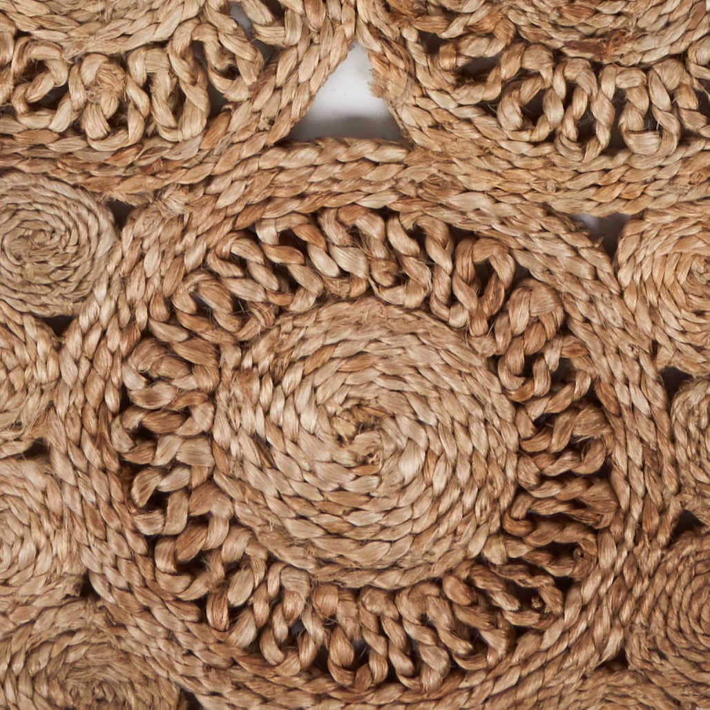 Detailed Braided Jute Table Runner