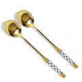 Dessert Teaspoon "Cobalt Net" Set of 2 in Gift box