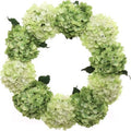 2PC 24" Magenta Green Hydrangea Wreath