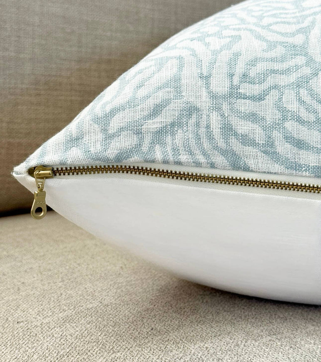 Isla Blue Classic Designer Pillow