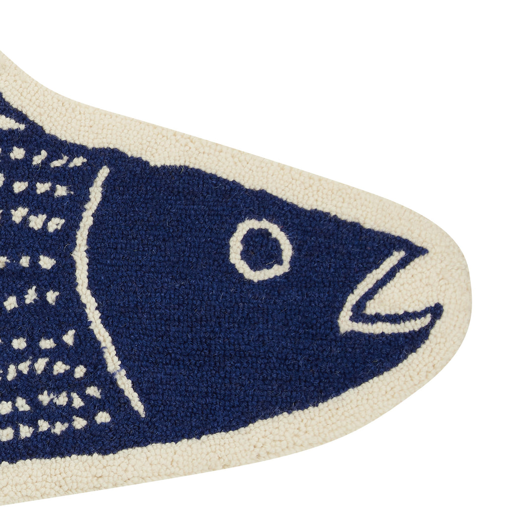 Striper Shaped Hook Rug - Kate Nelligan