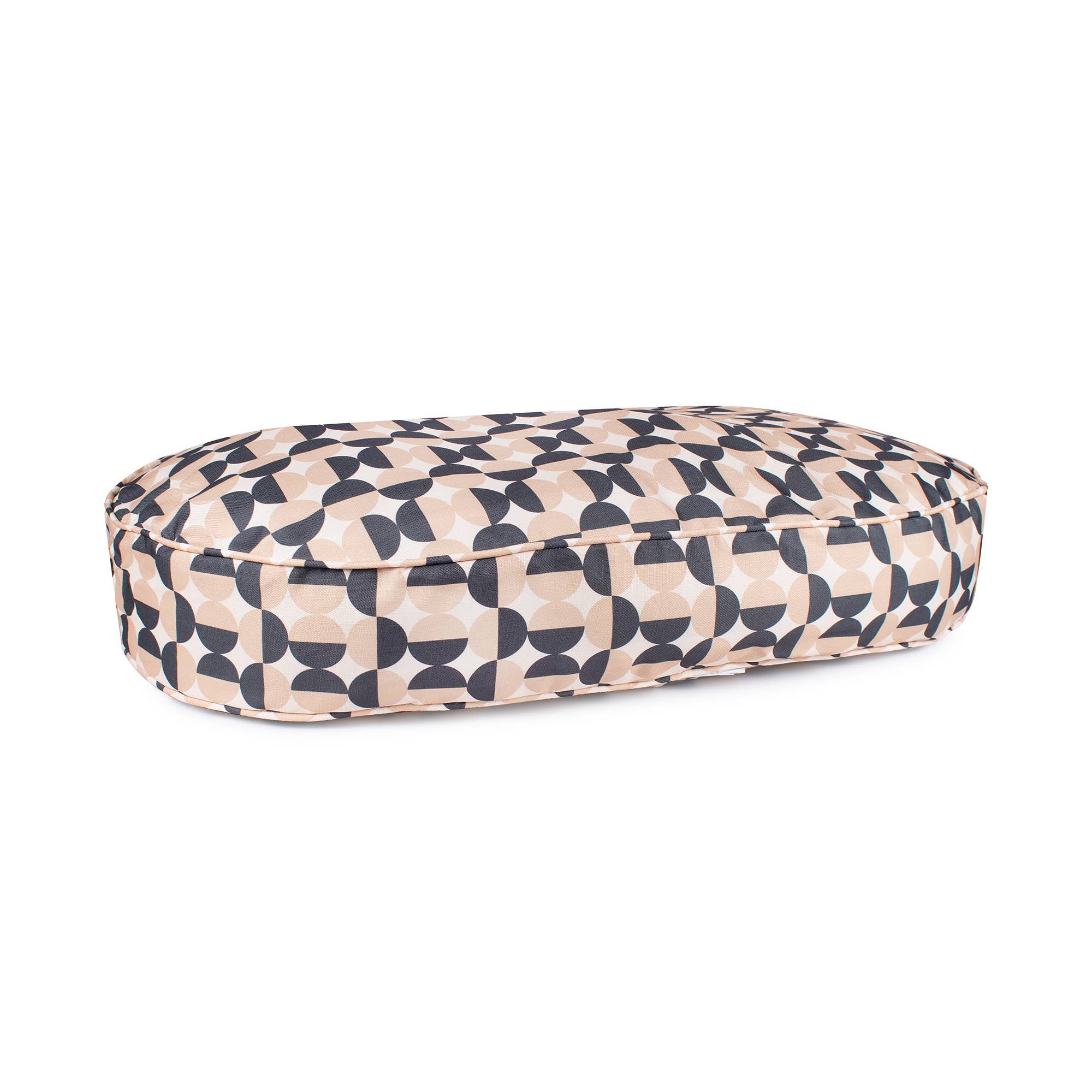 Oval Lounger Geo Modern Dog Bed