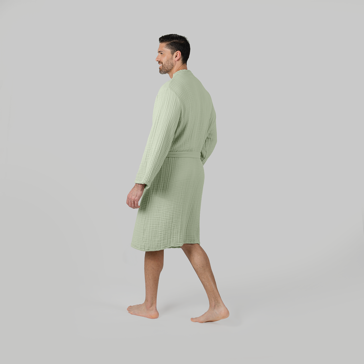 Adult Muslin Bathrobe - Soft, 100% Cotton Robe by Comfy Cubs