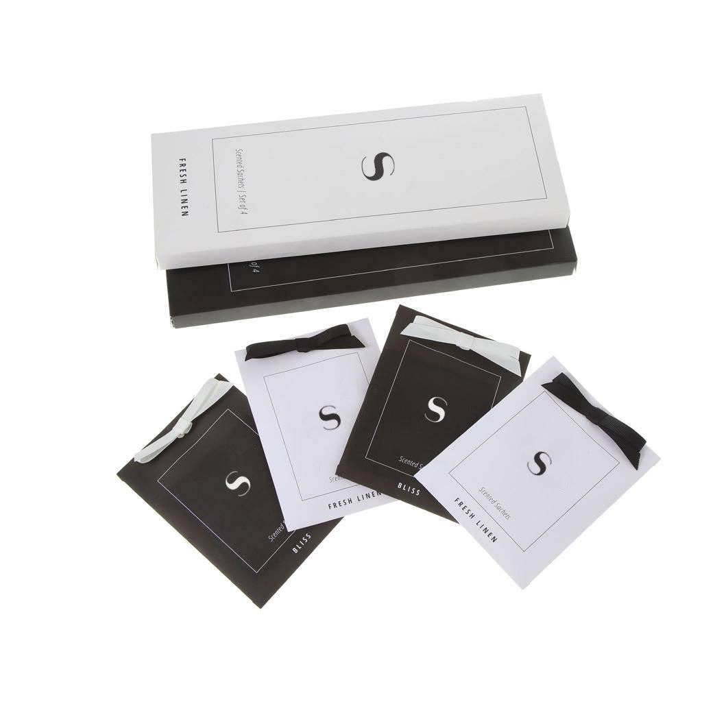 4 Large Scented Deodorizer Sachets - Drawer, Closet, and Cab
