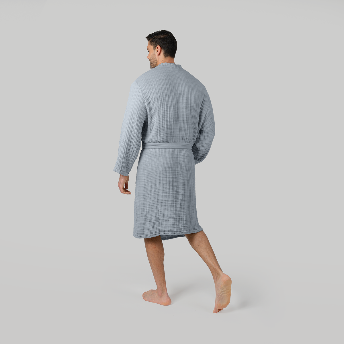 Adult Muslin Bathrobe - Soft, 100% Cotton Robe by Comfy Cubs