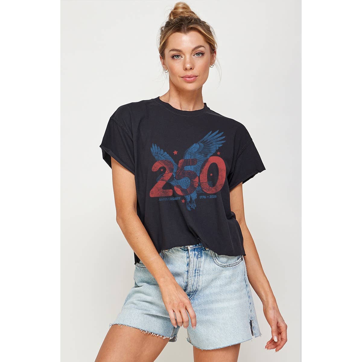 250 ANNIVERSARY GRAPHIC CROP TOP
