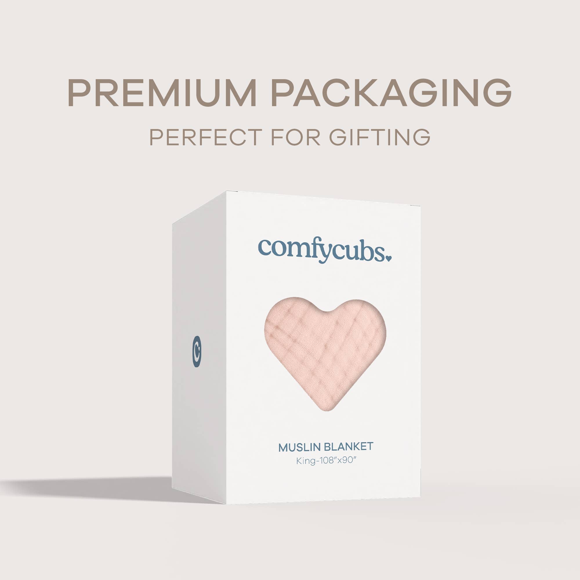 Adult Muslin Cotton Blankets by Comfy Cubs