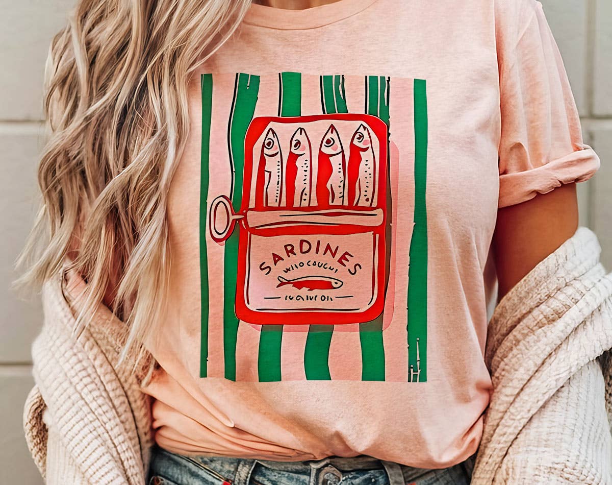 Sardines Tinned Fish - French Sardine-Core T-Shirt