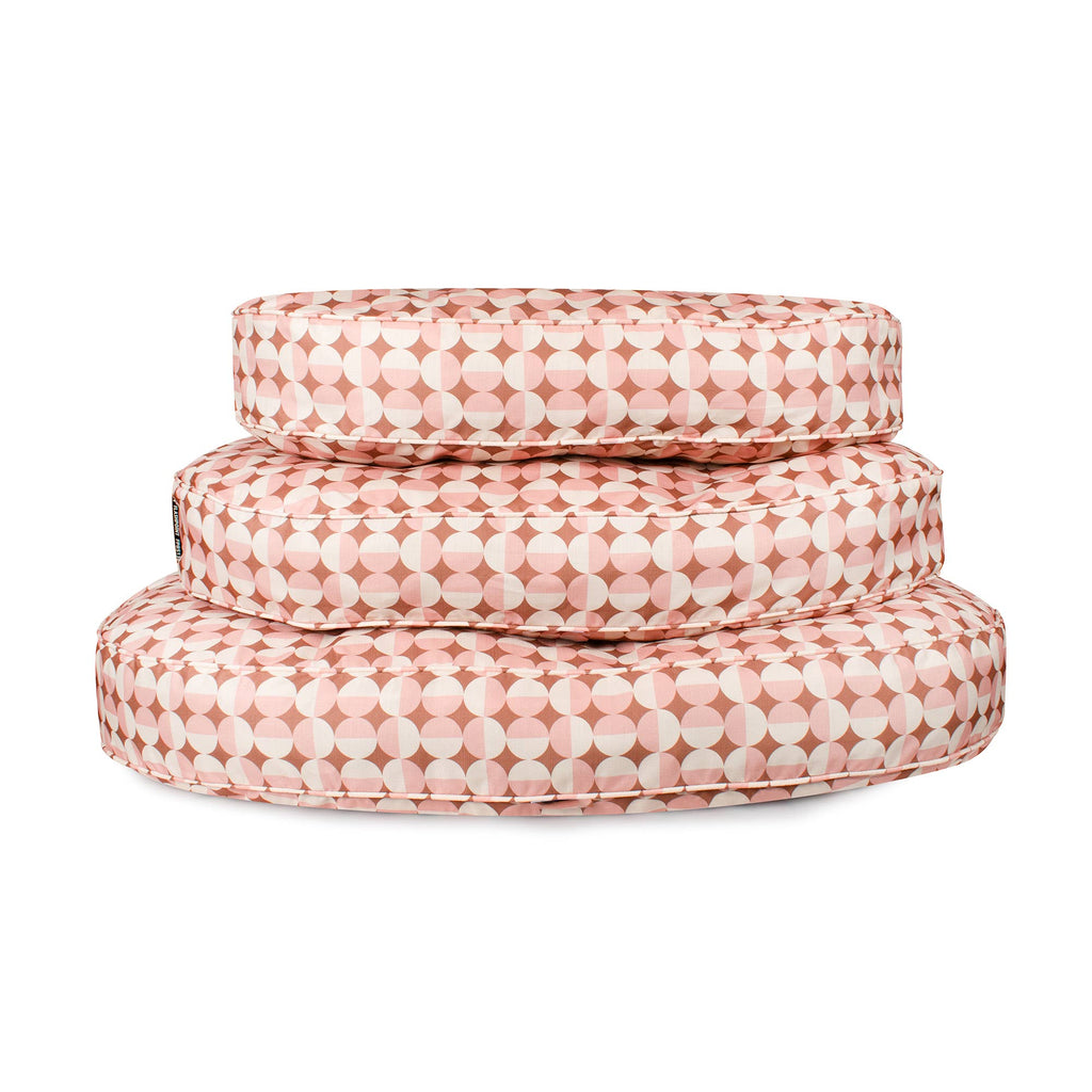 Oval Lounger Geo Modern Dog Bed