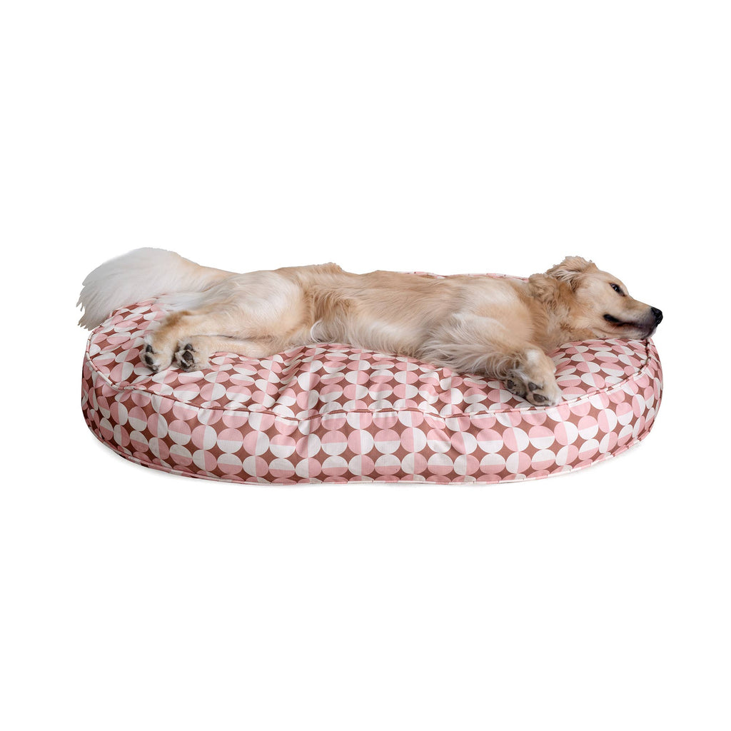 Oval Lounger Geo Modern Dog Bed