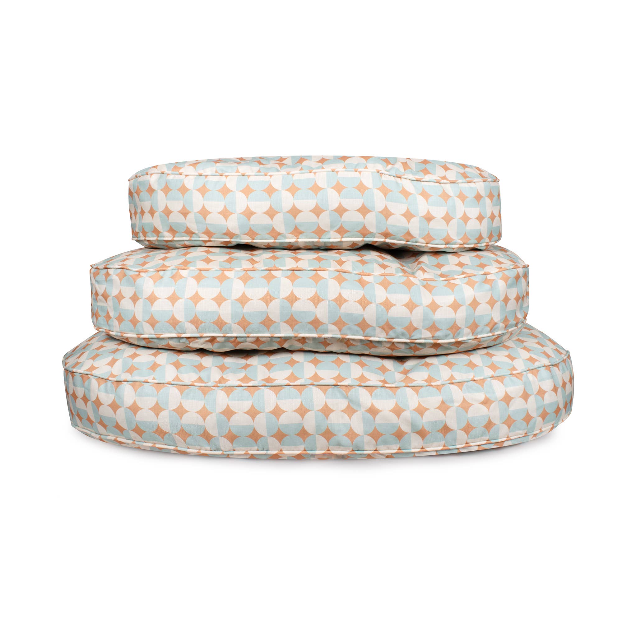 Oval Lounger Geo Modern Dog Bed