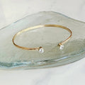 Swarovski hammered cuff
