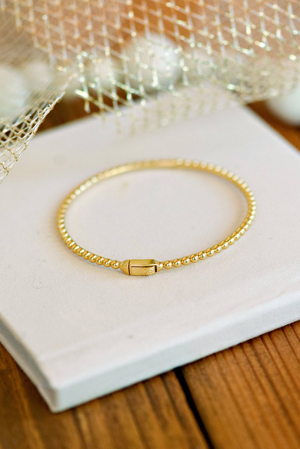 3mm Beaded Bangle