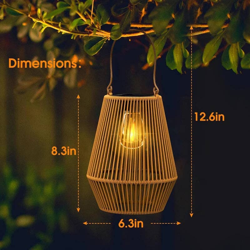Rattan Solar Lantern