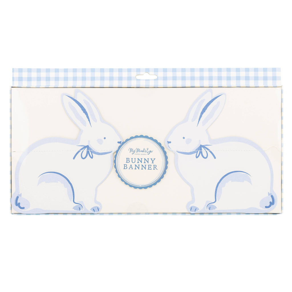 BLU1202 - Blue Bunny Banner