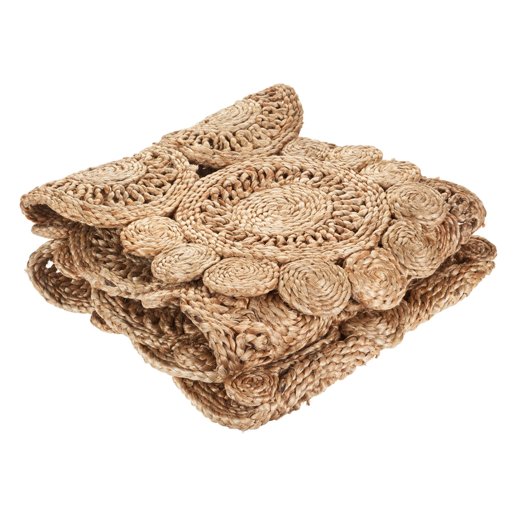 Detailed Braided Jute Table Runner