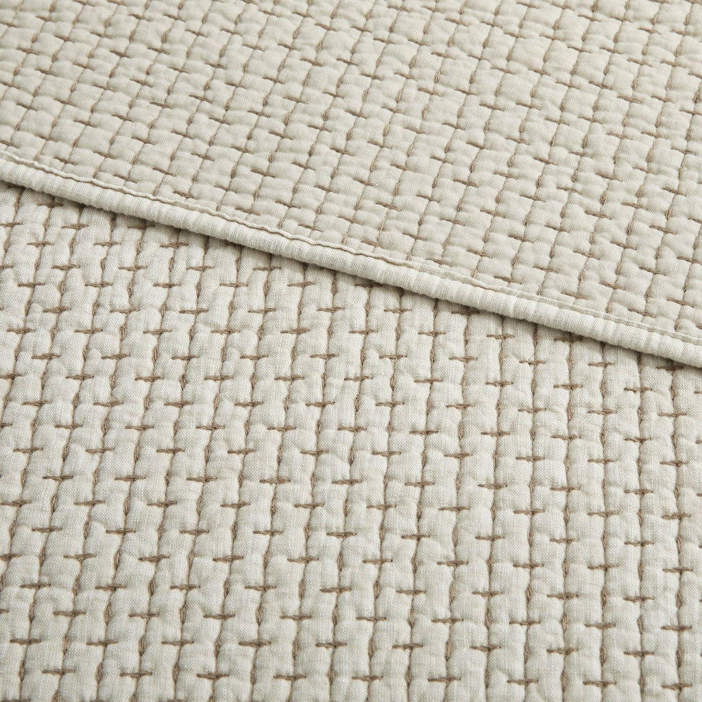 Pick-Stitch Artisan Quilted Throw