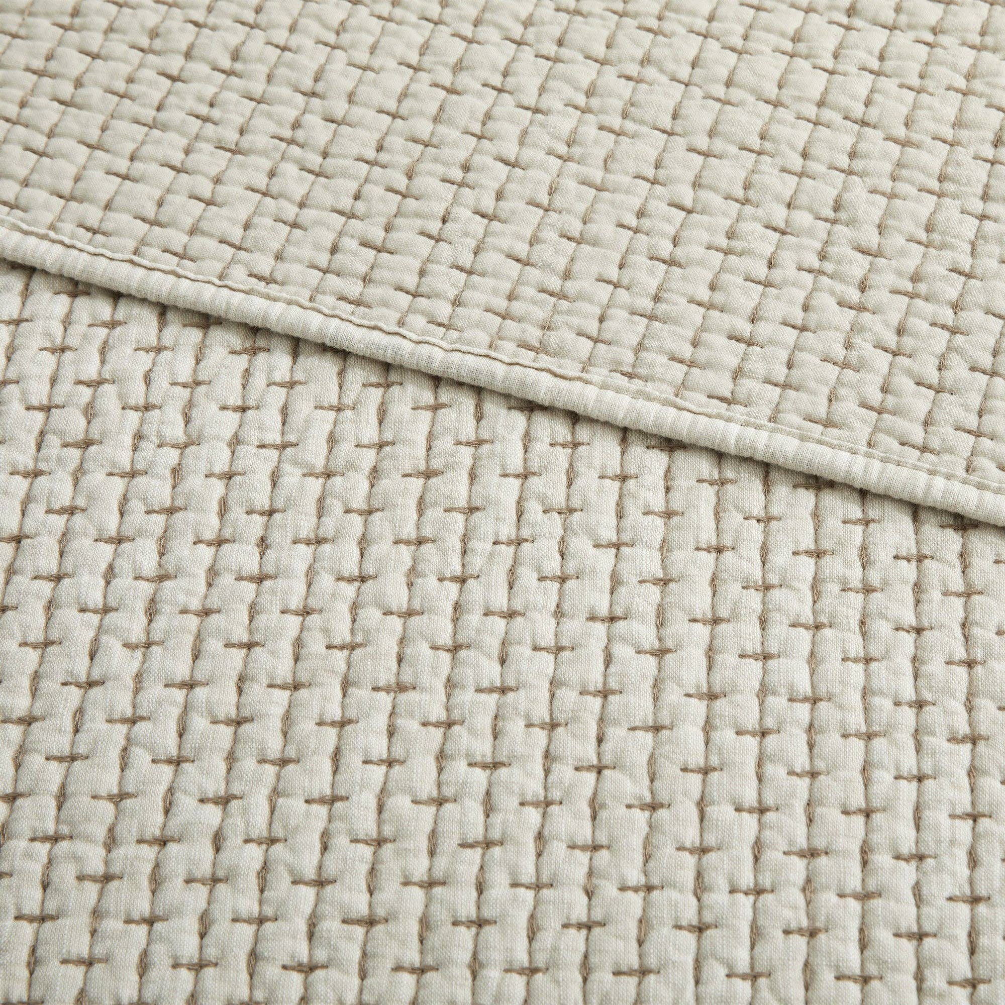 Pick-Stitch Artisan Quilted Throw