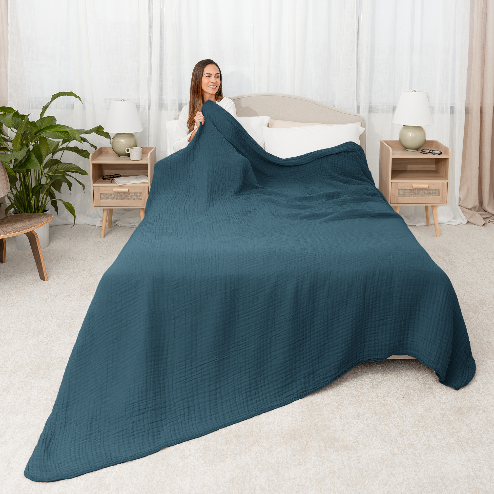 Adult Muslin Cotton Blankets by Comfy Cubs