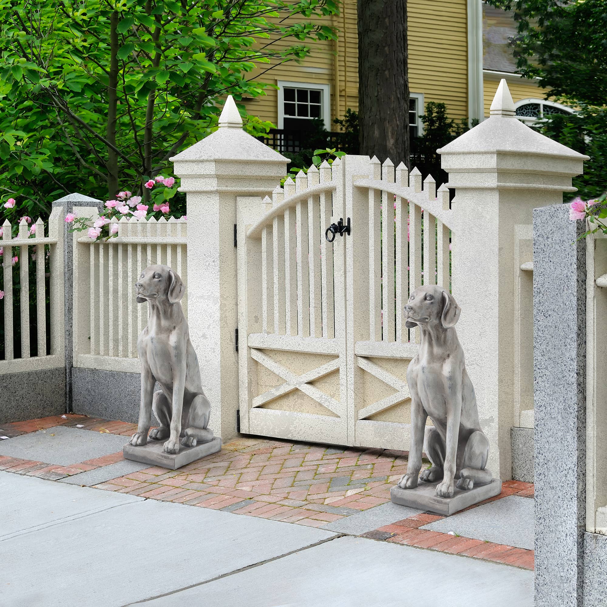 Set of 2 28.25 in H MGO Labrador Retriever Dog Statue