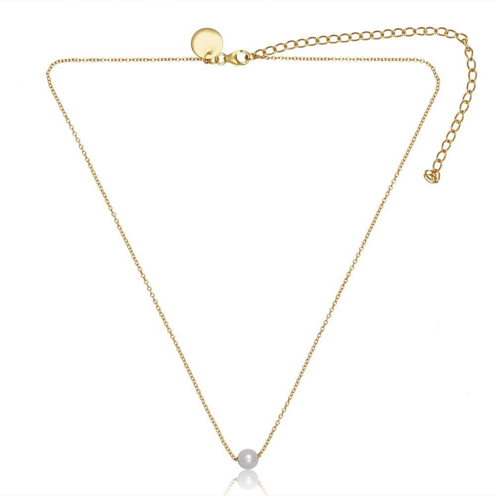 Round Pearl Necklace