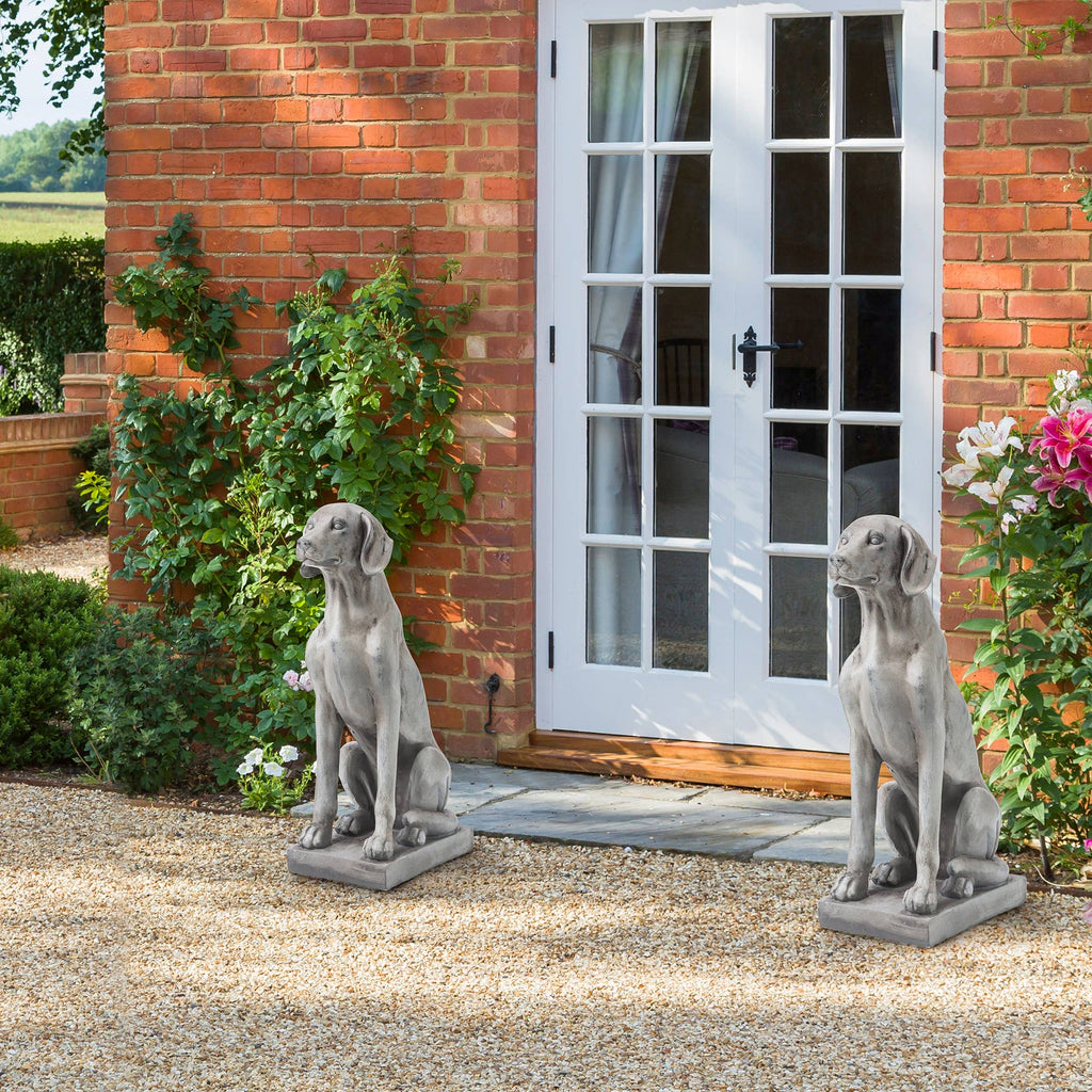 Set of 2 28.25 in H MGO Labrador Retriever Dog Statue
