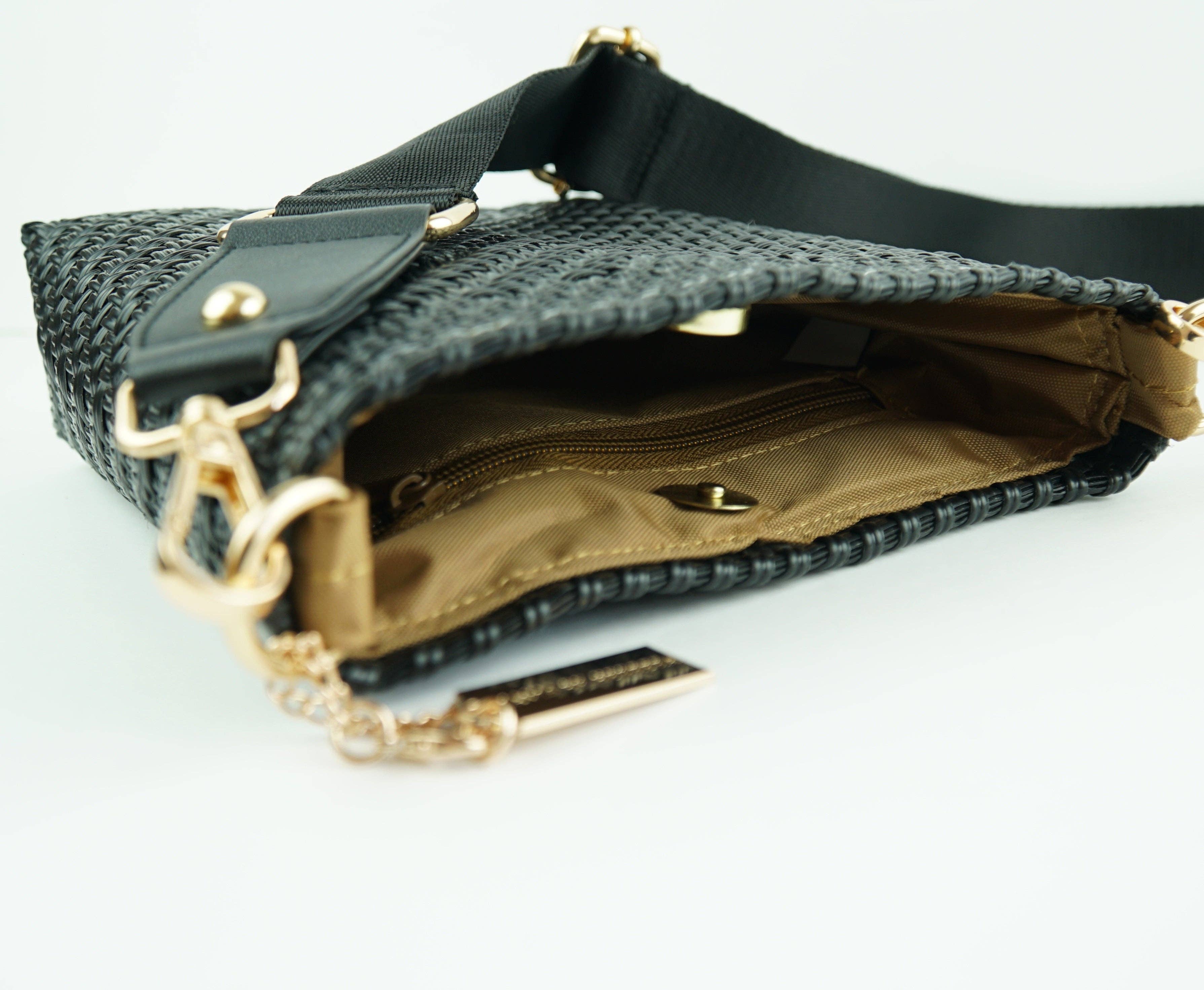 Milano Crossbody Bag - Black