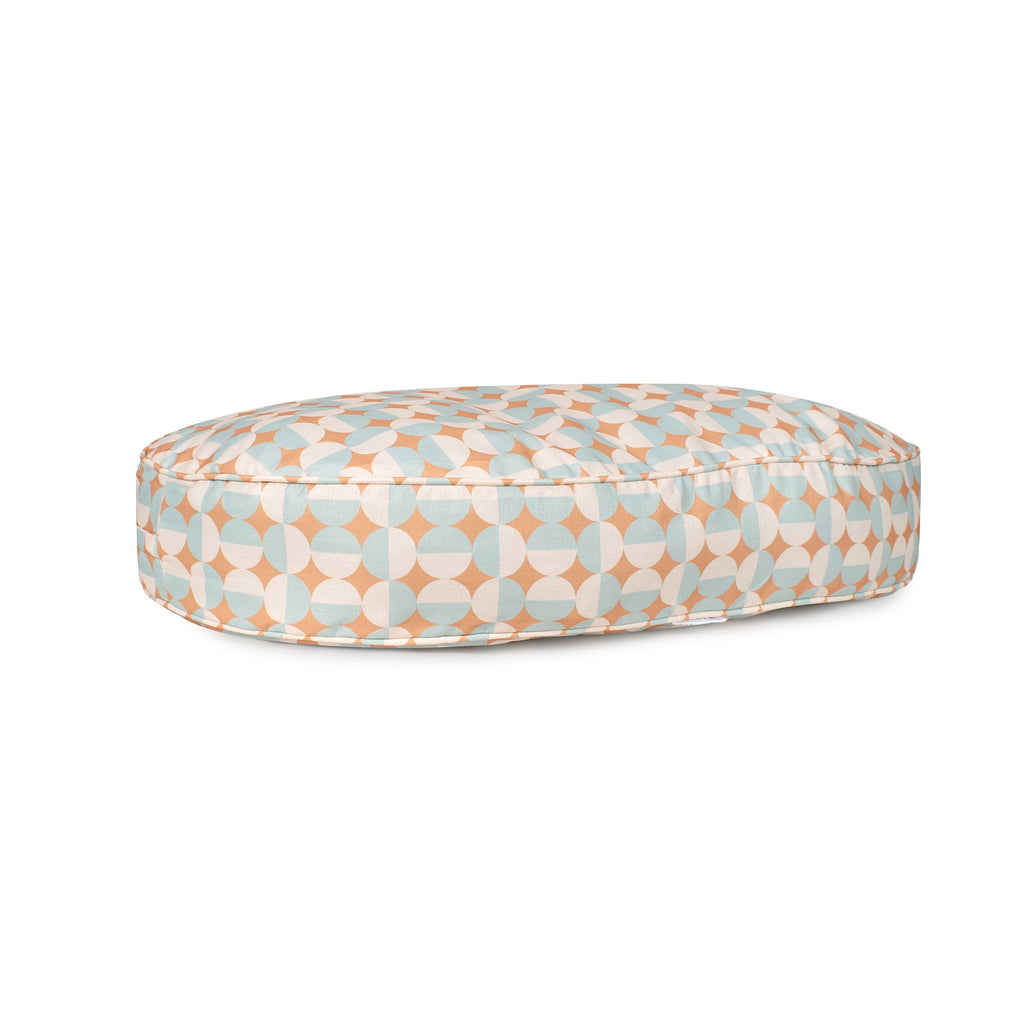 Oval Lounger Geo Modern Dog Bed