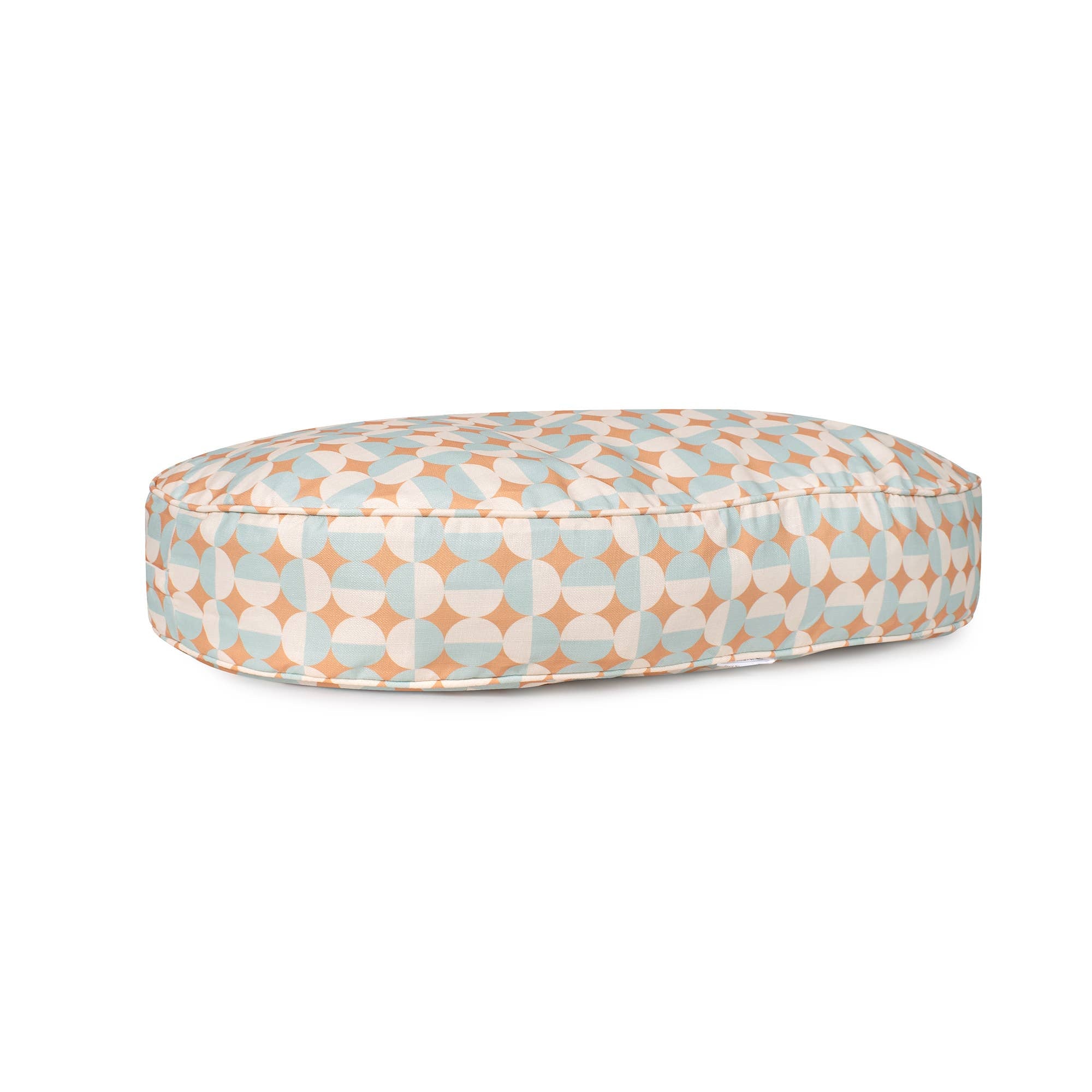 Oval Lounger Geo Modern Dog Bed