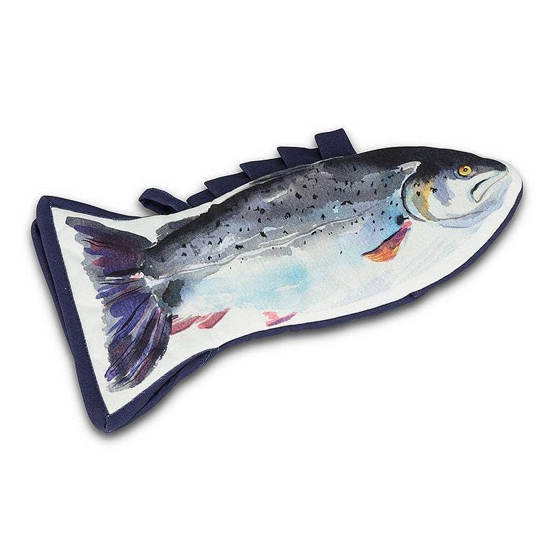 Fish Shaped Oven Mitt-15"L