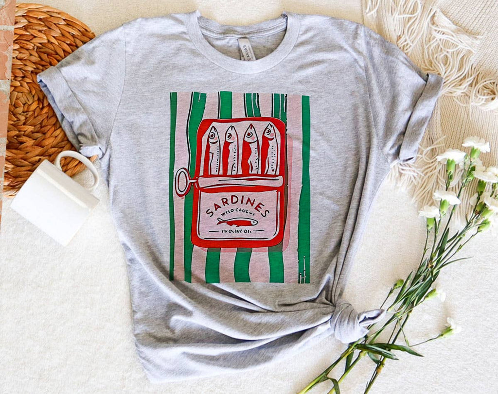 Sardines Tinned Fish - French Sardine-Core T-Shirt