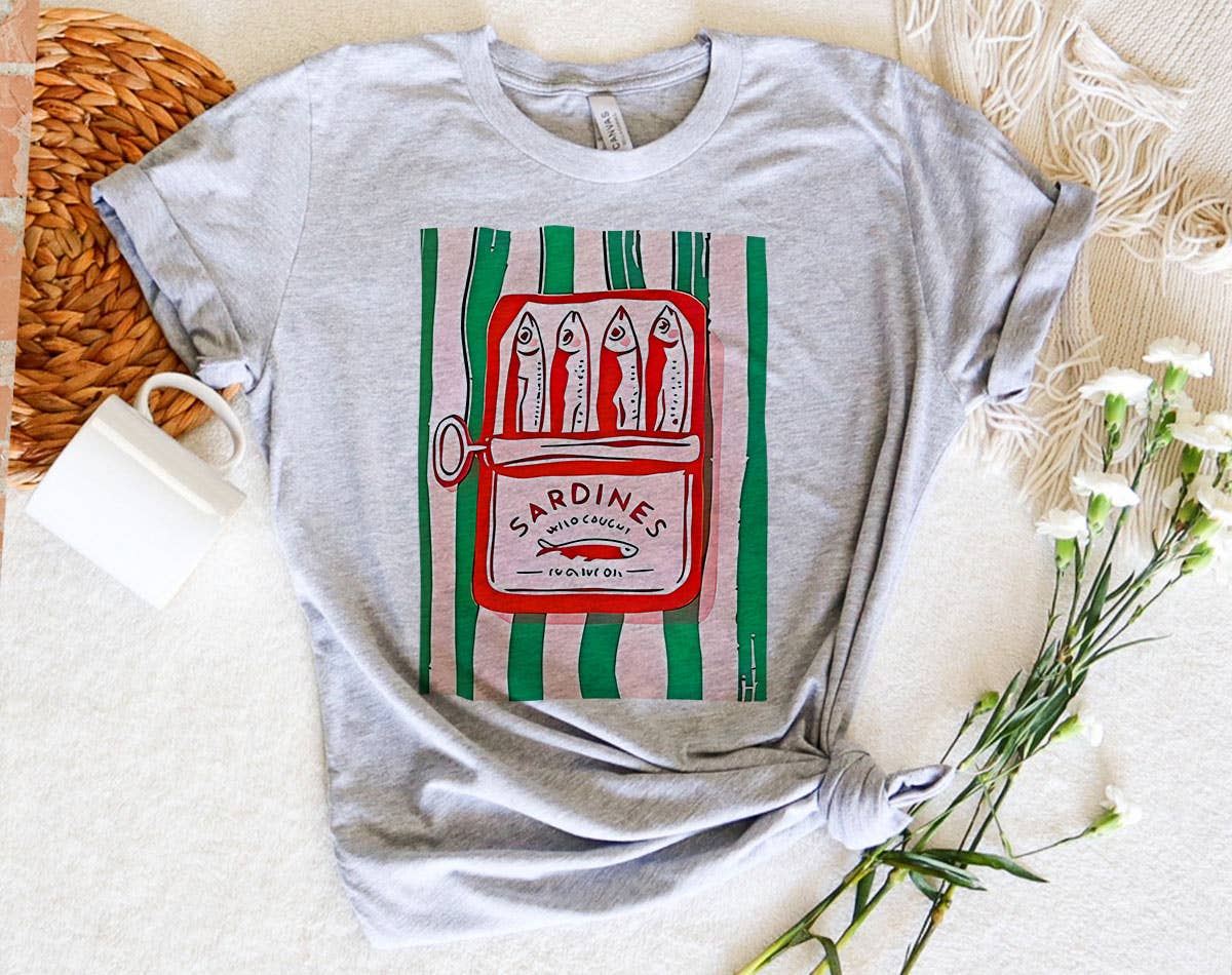 Sardines Tinned Fish - French Sardine-Core T-Shirt