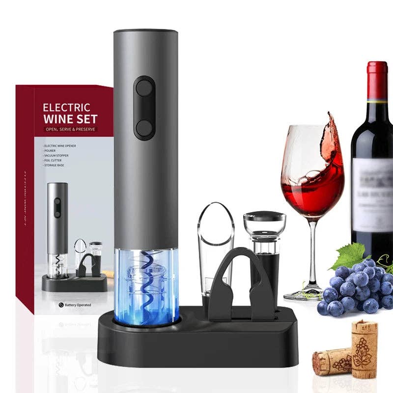 Rechargeable Electric Wine Opener Set