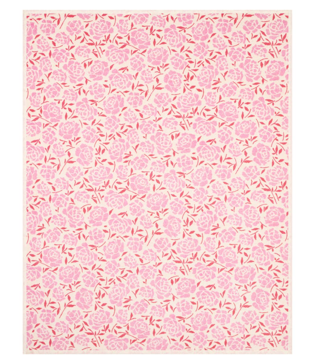 Peony Petals Blanket
